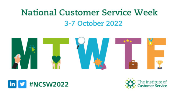 Urban Design and Building Services are supporting National Customer Service Week 3-7 October 2022.